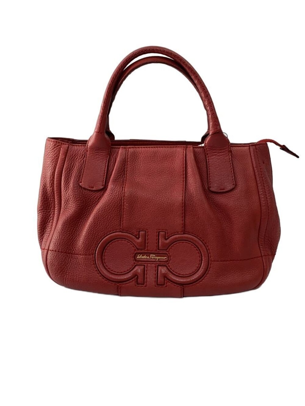 Salvatore Ferragamo Shoulder Bag Leather Bordeaux